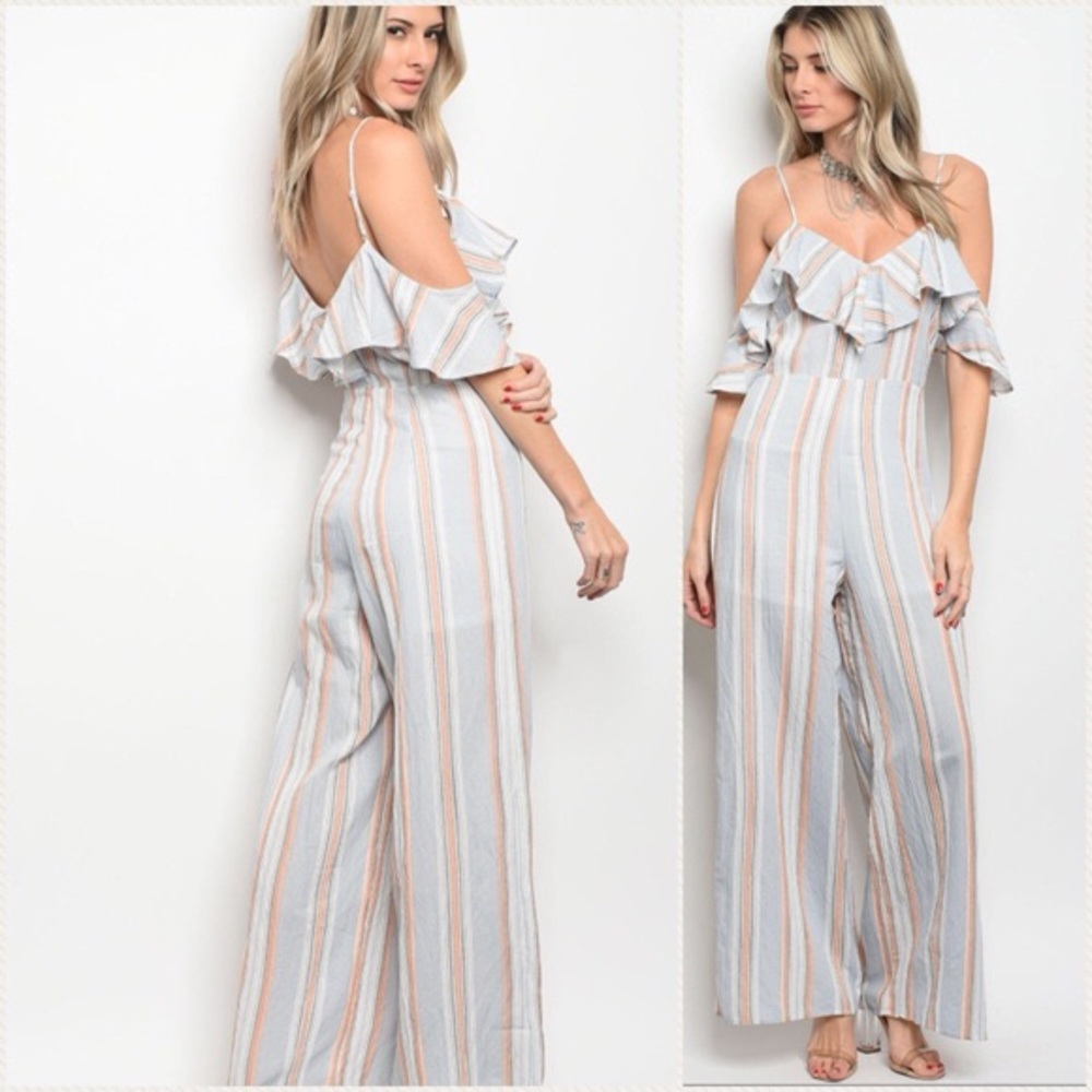 Striped Jumpsuit 🌼